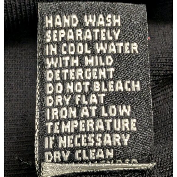 Vintage BCBG Max Azria Knit Shell Top Black White Trim - Picture 9 of 12